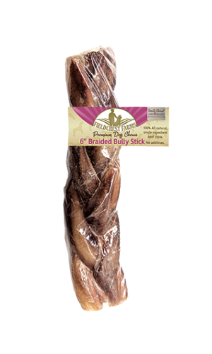 Ethical Fieldcrest Farms Braided Bully Sticks 6in 20pc Box - Pet Totality