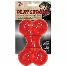 Ethical Products Play Strong Dog Toy Bone 4.5In - Pet Totality