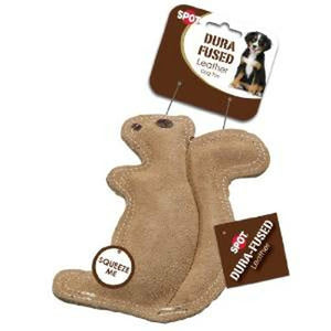 Ethical Products Spot Dura-Fused Leather & Jute Squirrel Small - Pet Totality