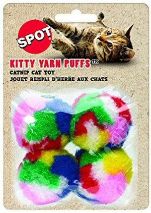 Ethical Products Spot Kitty Yarn Puffs 4Pk - Pet Totality