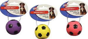 Ethical Products Spot Latex Soccer Ball Assorted 2In - Pet Totality