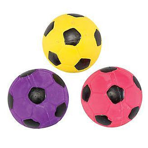 Ethical Products Spot Latex Soccer Ball Assorted 2In - Pet Totality