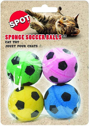 Ethical Products Spot Sponge Soccer Balls 4Pk - Pet Totality