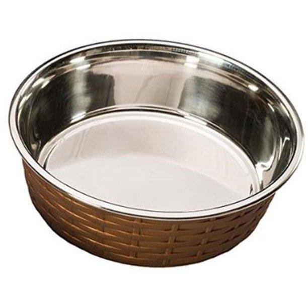 Ethical Soho Basket Weave Dish Copper 15Oz