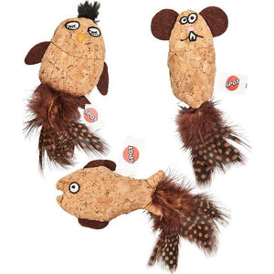 Ethical Spot Corkies With Catnip Assorted Cat Toy 3.5In - Pet Totality