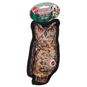 Ethical Spot Nature'S Friends Owl Dog Toy 8In - Pet Totality