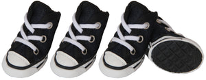 Extreme-Skater Canvas Casual Grip Pet Sneaker Shoes - Set Of 4 - Pet Totality