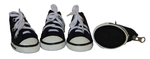 Extreme-Skater Canvas Casual Grip Pet Sneaker Shoes - Set Of 4 - Pet Totality