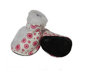 Fashion Plush Premium Fur-Comfort Pvc Waterproof Supportive Pet Shoes - Pet Totality