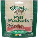 Feline Greenies Pill Pockets Treats For Cats Salmon Flavor - 1.6 Oz. 45 Treats