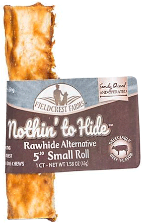 Fieldcrest Farms Nothin To Hide Roll Dog Treat Beef Small - Pet Totality