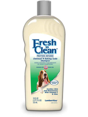 Fresh 'N Clean 2In1 Conditioning Shampoo Oatmeal W/Baking Soda Tropical Scent 18Oz - Pet Totality