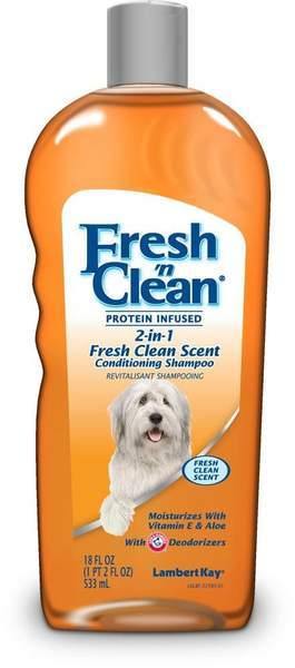 Fresh 'N Clean 2In1 Protein Infused Conditioning Shampoo Fresh Clean Scent 18Oz - Pet Totality