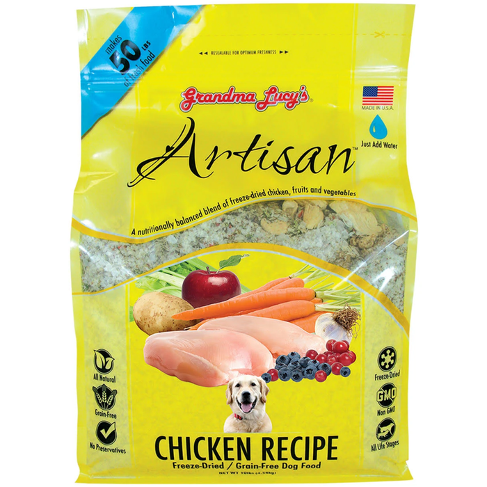 Grandma Lucys Dog  Artisian Grain Free Chicken 10 Lbs.