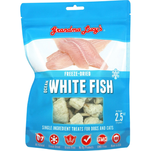Grandma Lucys Dog Freeze Dried  Ocean Fish Treat  2.5 Oz.. - Pet Totality