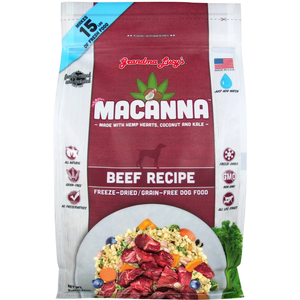 Grandma Lucys Dog Macanna Ana Grain Free  Free Beef 3 Lbs. - Pet Totality