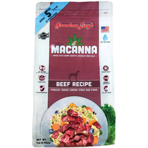 Grandma Lucys Dog Macanna Ana Grain Free  Free Beef Trial  1 Lbs - Pet Totality