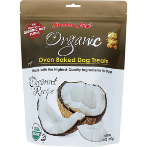 Grandma Lucys Dog Organic  Baked  Coconut Treat  14 Oz.. - Pet Totality