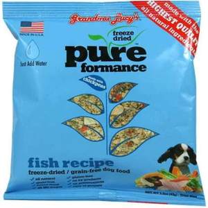 Grandma Lucys Dog  Pure  Fish Chickpea  Trial 1.5Oz.  (Case Of 6) - Pet Totality