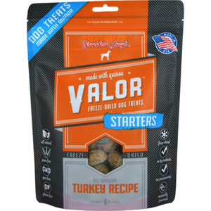 Grandma Lucys Dog Valor Freeze Dried  Turkey Treat  6 Oz.. - Pet Totality