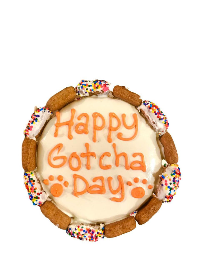 Happy Gotcha Day Cake - Six Cakes (4 inches)