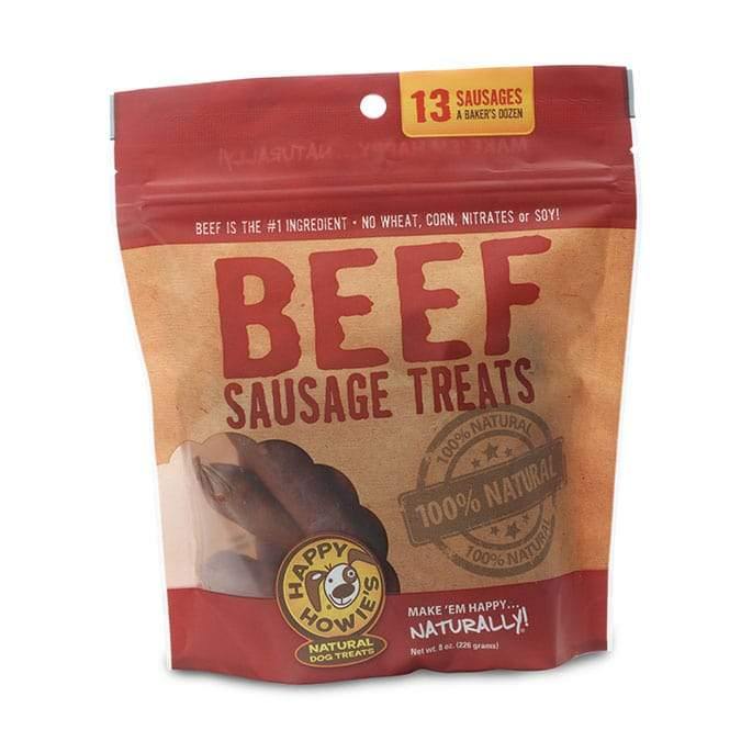 Happy Howie Dog Beef Sausage Bakers Dozen 4" 8Oz