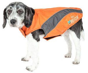 Helios Octane Softshell Neoprene Satin Reflective Dog Jacket w/ Blackshark technology - Pet Totality