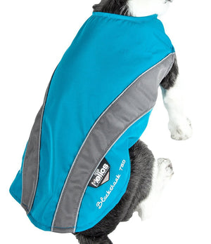 Helios Octane Softshell Neoprene Satin Reflective Dog Jacket w/ Blackshark technology - Pet Totality