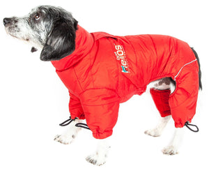 Helios Thunder-crackle Full-Body Waded-Plush Adjustable and 3M Reflective Dog Jacket - Pet Totality