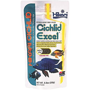 Hikari Cichlid Excel Pellet Fish Food Mini 8.8Oz - Pet Totality