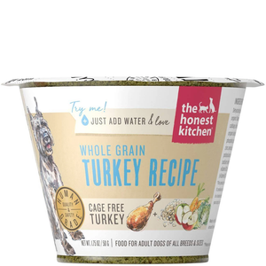 Honest Kitchen  Dog Whole Grain Turkey 1.75 Oz.  Cup (Case Of 12) - Pet Totality