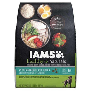 Iams Healthy Naturals Adult Weight Management With Chicken Dry Dog Food 12.5 Pounds - Pet Totality