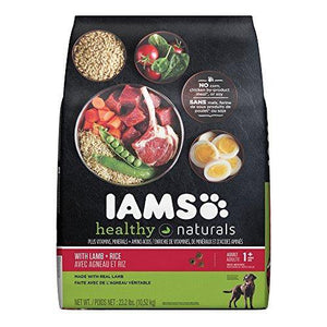 Iams Healthy Naturals Adult With Lamb And Rice Recipe Dry Dog Food 23.2 Pounds - Pet Totality