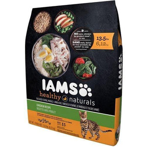 Iams Healthy Naturals Chicken Recipe Cat Food 13.5Lbs - Pet Totality