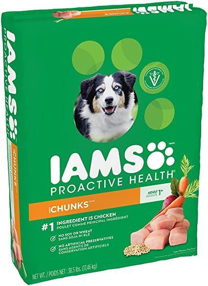 Iams Proactive Health Adult Chunks Dry Dog Food 38.5 Pounds