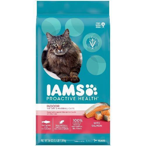 Iams Proactive Health Adult Indoor Weight & Hairball Care Cat Food 3.5Lb