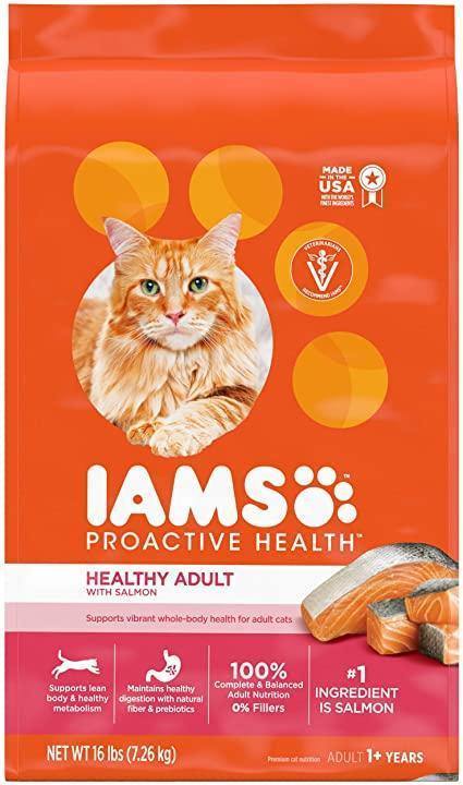 Iams Proactive Health Adult Salmon & Tuna Dry Cat Food 16Lbs