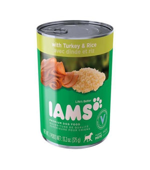 Iams Proactive Health Adult Turkey, Vegetables And Rice Flavor Chunks In Gravy Wet Dog Food 13.0 Ounces (Case Of 12) - Pet Totality