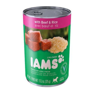 Iams Proactive Health Adult With Beef And Rice Pate Wet Dog Food 13.0 Ounces (Case Of 12) - Pet Totality
