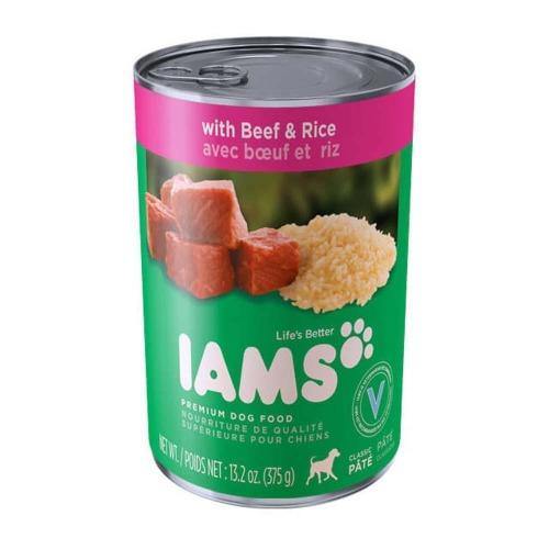 Iams Proactive Health Adult With Beef And Rice Pate Wet Dog Food 13.0 Ounces (Case Of 12)