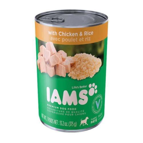 Iams Proactive Health Adult With Chicken And Whole Grain Rice Pate Wet Dog Food 13.0 Ounces (Case Of 12)