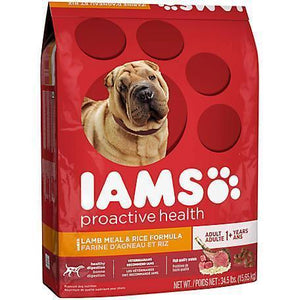 Iams Proactive Health Adult With Grass-Fed Lamb Dry Dog Food 34.5 Pounds - Pet Totality