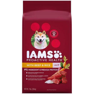 Iams Proactive Health Beef & Rice Dog Food 7Lbs - Pet Totality