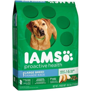 Iams Proactive Health Large Breed Adult Dry Dog Food 38.5 Pounds - Pet Totality