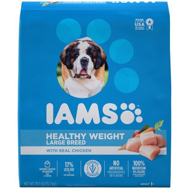 Iams Proactive Health Large Breed Adult Optimal Weight Dry Dog Food 29.1 Pounds