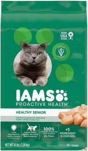 Iams Proactive Health Lively Senior Cat Food 16Lb - Pet Totality
