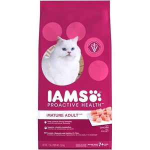 Iams Proactive Health Mature Adult Cat Food 7Lb - Pet Totality