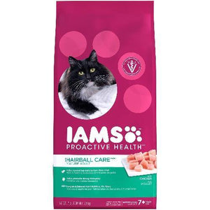 Iams Proactive Health Mature Adult Hairball Care Cat Food 7Lb - Pet Totality