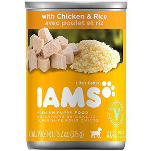 Iams Proactive Health Puppy With Chicken And Rice Pate Wet Dog Food 13.0 Ounces (Case Of 12) - Pet Totality