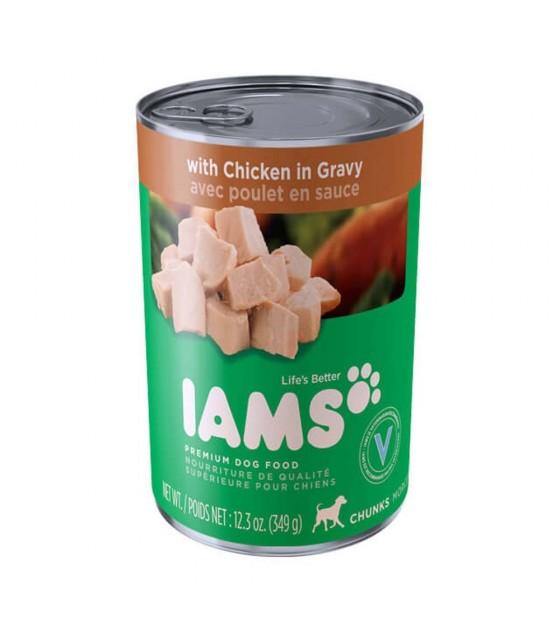 Iams Proactive Health Senior With Slow Cooked Chicken And Rice Pate Wet Dog Food 13.0 Ounces (Case Of 12)